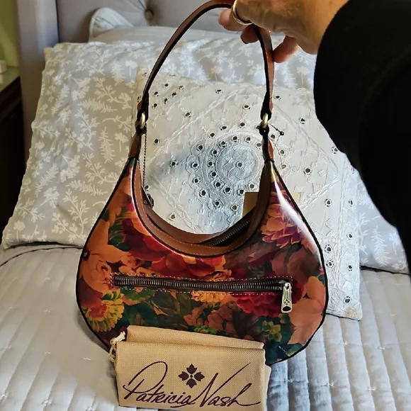 Patricia Nash Multicolor Floral Hobo Bag - Picture 7 of 13